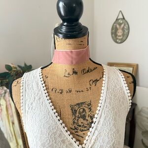 Pink Velvet Choker Necklace